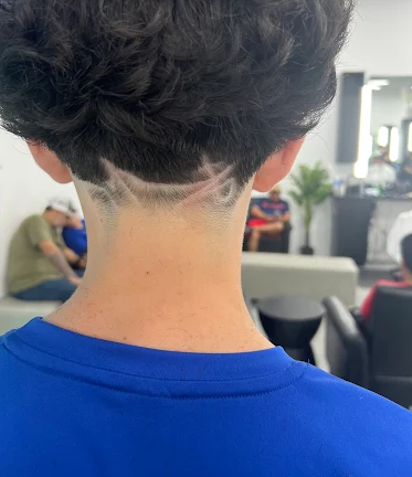 Back of head haircut — clean neckline
